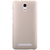 Пластиковый чехол с пленкой Nillkin Super Frosted Shield Gold для Asus Pegasus X002