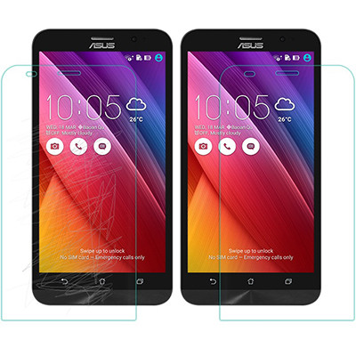 Противоударное защитное стекло Ainy Tempered Glass Protector 0.3mm для Asus ZenFone 2 ZE550ML (ZE551ML) - фото 4 - id-p48811904