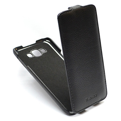 Кожаный чехол Armor Case Black для Samsung Galaxy E7 - фото 1 - id-p48811914