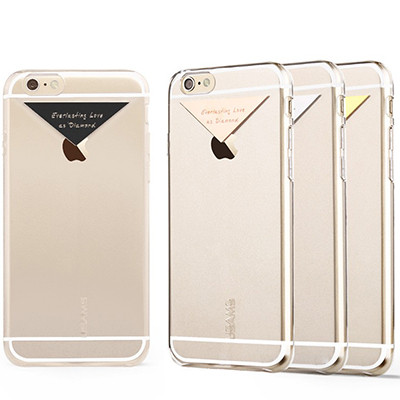 Пластиковый чехол Usams Duzzle Series Gold для Apple iPhone 6/6s - фото 4 - id-p48812020