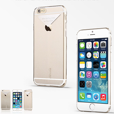 Пластиковый чехол Usams Duzzle Series Silver для Apple iPhone 6/6s - фото 1 - id-p48812021