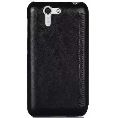 Полиуретановый чехол Mofi Book Case Black для Asus PadFone S PF500KL - фото 2 - id-p48812072