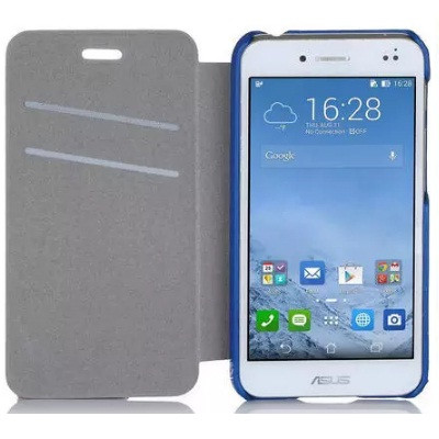 Полиуретановый чехол Mofi Book Case Blue для Asus PadFone S PF500KL - фото 3 - id-p48812074