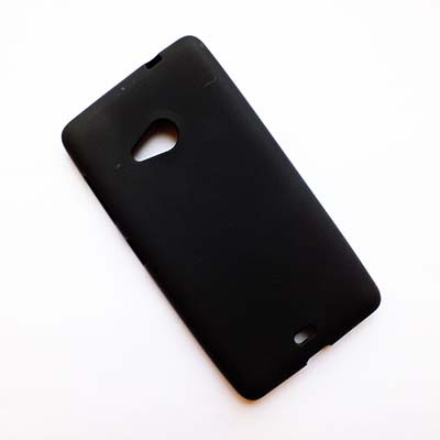 Силиконовый чехол Becolor Black Mat для Nokia Lumia 535 - фото 1 - id-p48812136