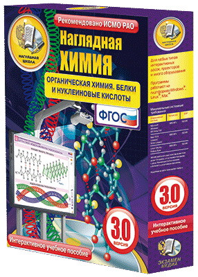 Интерактивное учебное пособие "Наглядная химия. Органическая химия. Белки и нуклеиновые кислоты" - фото 1 - id-p48822805