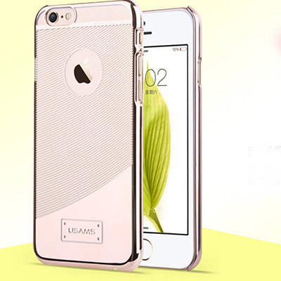 Пластиковый чехол Usams E-Planting Series Gold для Apple iPhone 6/6s - фото 1 - id-p48812171