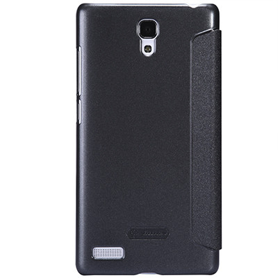 Полиуретановый чехол Nillkin Sparkle Leather Case Black для Xiaomi HongMi NOTE - фото 2 - id-p48812224