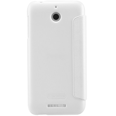 Полиуретановый чехол Nillkin Sparkle Leather Case White для HTC Desire 510 Dual Sim - фото 2 - id-p48812289