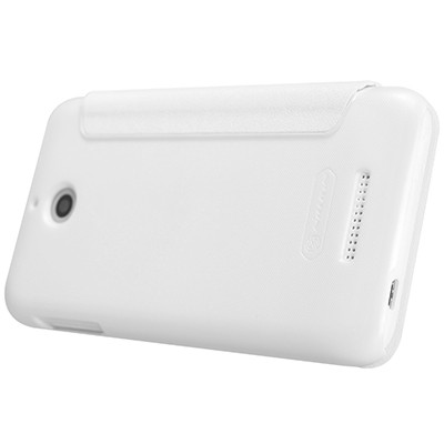 Полиуретановый чехол Nillkin Sparkle Leather Case White для HTC Desire 510 Dual Sim - фото 4 - id-p48812289