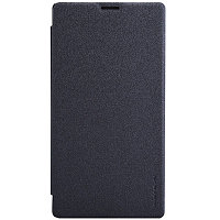 Полиуретановый чехол Nillkin Sparkle Leather Case Black для Sony Xperia T3