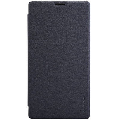 Полиуретановый чехол Nillkin Sparkle Leather Case Black для Sony Xperia T3 - фото 1 - id-p48812304
