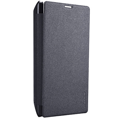 Полиуретановый чехол Nillkin Sparkle Leather Case Black для Sony Xperia T3 - фото 4 - id-p48812304