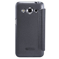 Полиуретановый чехол Nillkin Sparkle Leather Case Black для Samsung G510F Galaxy Core Max