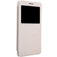 Полиуретановый чехол Nillkin Sparkle Leather Case Golden для Lenovo S856