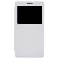 Полиуретановый чехол Nillkin Sparkle Leather Case White для Lenovo S856