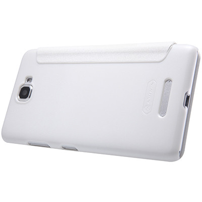Полиуретановый чехол Nillkin Sparkle Leather Case White для Lenovo S856 - фото 2 - id-p48812346