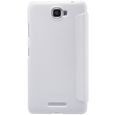 Полиуретановый чехол Nillkin Sparkle Leather Case White для Lenovo S856 - фото 3 - id-p48812346