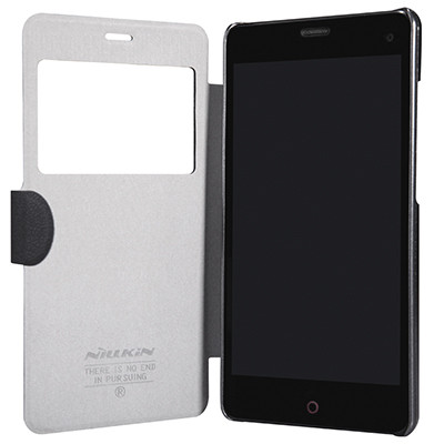 Полиуретановый чехол Nillkin Fresh Series Black для ZTE Nubia Z7 Mini - фото 2 - id-p48812352