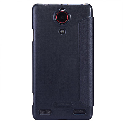 Полиуретановый чехол Nillkin Sparkle Leather Case Black для ZTE Nubia Z5S - фото 1 - id-p48812349