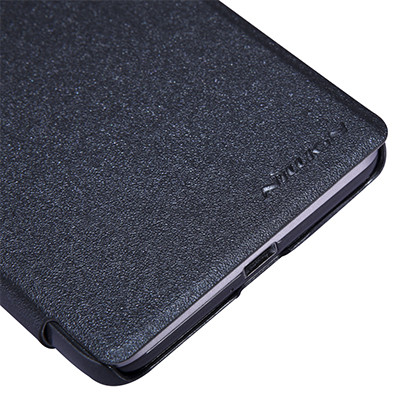 Полиуретановый чехол Nillkin Sparkle Leather Case Black для ZTE Nubia Z5S - фото 2 - id-p48812349