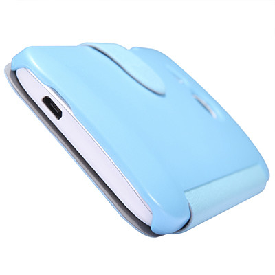 Полиуретановый чехол Nillkin Fresh Series Blue для HTC One M8 mini 2 - фото 4 - id-p48812361