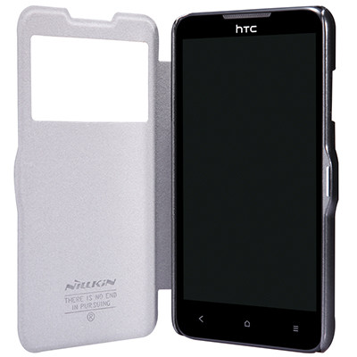 Полиуретановый чехол Nillkin Fresh Series Black для HTC Desire 516 Dual Sim - фото 3 - id-p48812367
