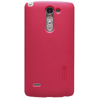 Пластиковый чехол Nillkin Super Frosted Shield Bright Red для LG G3 Stylus D690