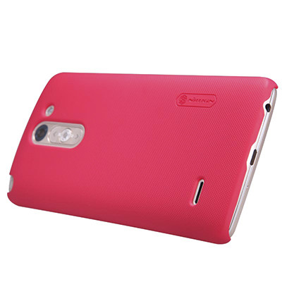 Пластиковый чехол Nillkin Super Frosted Shield Bright Red для LG G3 Stylus D690 - фото 2 - id-p48812446