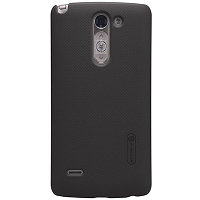 Пластиковый чехол Nillkin Super Frosted Shield Black для LG G3 Stylus D690