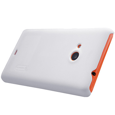 Пластиковый чехол Nillkin Super Frosted Shield White для Nokia Lumia 535 - фото 2 - id-p48812458