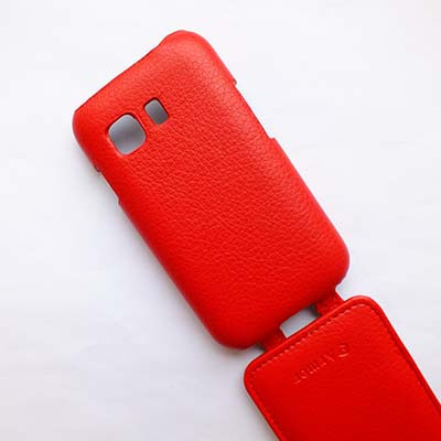 Кожаный чехол Armor Case Red для Samsung G130H Galaxy Young 2 - фото 4 - id-p48812518