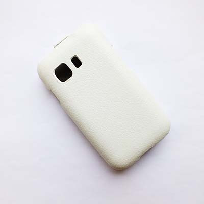 Кожаный чехол Armor Case White для Samsung G130H Galaxy Young 2 - фото 3 - id-p48812520