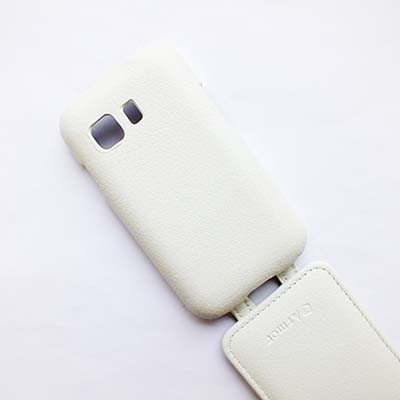 Кожаный чехол Armor Case White для Samsung G130H Galaxy Young 2 - фото 4 - id-p48812520