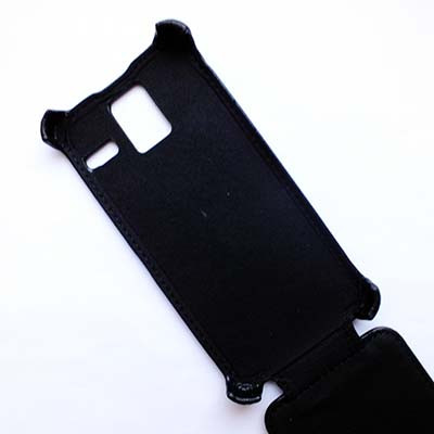 Кожаный чехол Armor Case Black для Lenovo S580 - фото 2 - id-p48812522