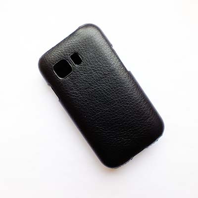 Кожаный чехол Armor Case Black для Samsung G130H Galaxy Young 2 - фото 3 - id-p48812519