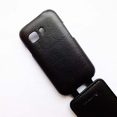 Кожаный чехол Armor Case Black для Samsung G130H Galaxy Young 2 - фото 4 - id-p48812519