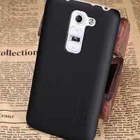 Пластиковый чехол Nillkin Sparkle Leather Case Black для LG Optimus G2 Mini D618