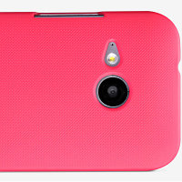 Пластиковый чехол Nillkin Super Frosted Shield Red для HTC One M8 mini 2