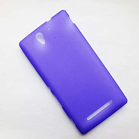 Силиконовый чехол Becolor Purple Mat для Sony Xperia C3 S55t