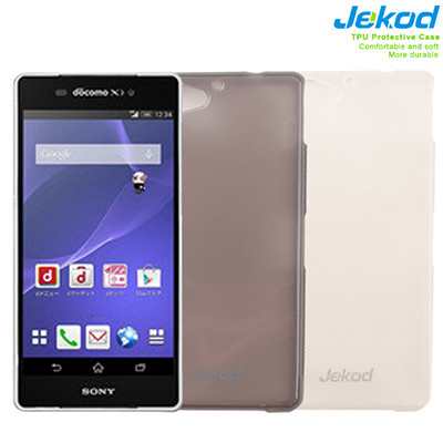 Силиконовый чехол Jekod TPU Case Black для Sony Xperia E3 Dual - фото 3 - id-p48812665