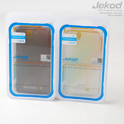 Силиконовый чехол Jekod TPU Case White для Sony Xperia C3 S55t - фото 3 - id-p48812666