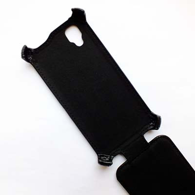 Кожаный чехол Armor Case Black для Explay Onyx - фото 2 - id-p48812675