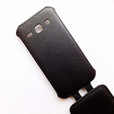 Кожаный чехол Armor Case Black для Samsung G350E Galaxy Star Advance - фото 4 - id-p48812679