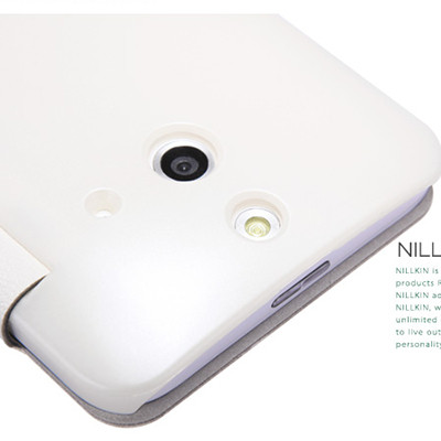 Полиуретановый чехол Nillkin Fresh Series Blue для HTC One E8 Ace - фото 3 - id-p48812864