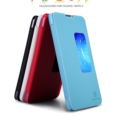 Полиуретановый чехол Nillkin Fresh Series Blue для Huawei Ascend Mate 2 - фото 3 - id-p48812878