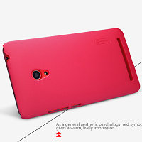 Пластиковый бампер Nillkin Super Frosted Shield Red для Asus ZenFone 6