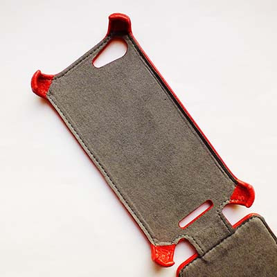 Кожаный чехол Armor Case Red для Sony Xperia E2 Dual - фото 2 - id-p48812933