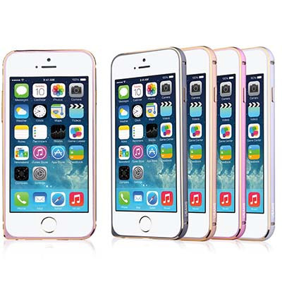 Металлический бампер Usams Aluminium Metal Bumper Pink для Apple iPhone 6/6s - фото 4 - id-p48812954