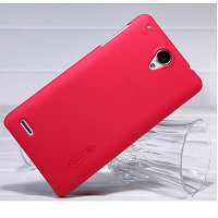 Пластиковый чехол Nillkin Super Frosted Shield Red для Lenovo IdeaPhone S890