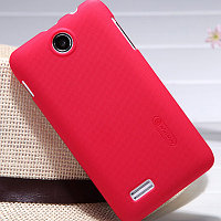 Пластиковый чехол Nillkin Super Frosted Shield Red для Lenovo A590